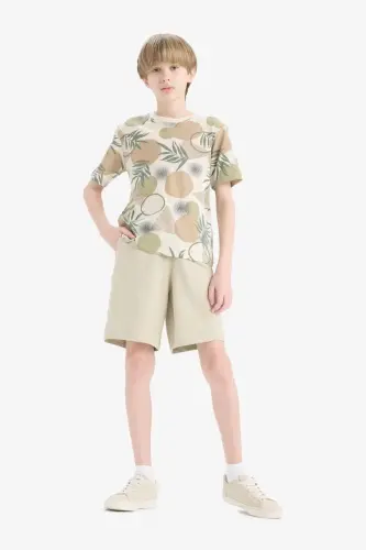 Boys Basic Shorts Light Khaki - 3