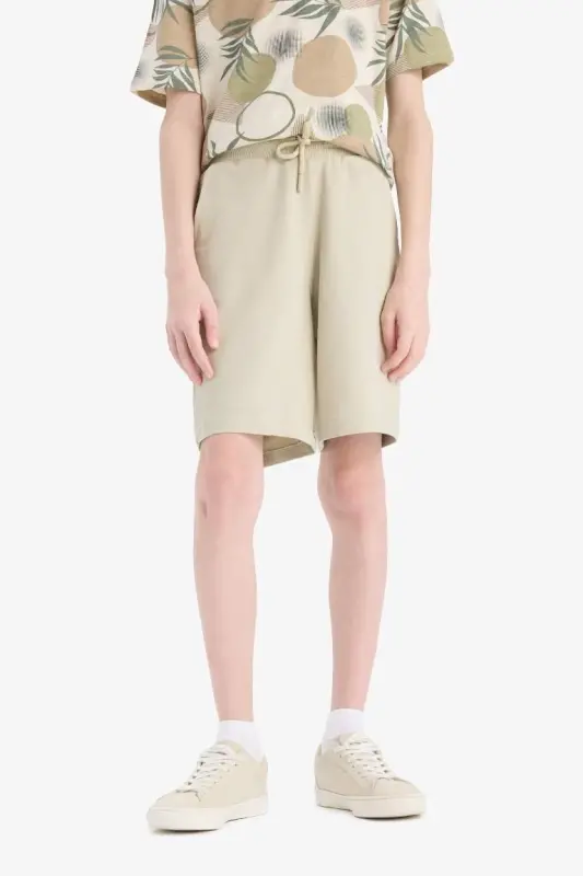 Boys Basic Shorts Light Khaki - 5
