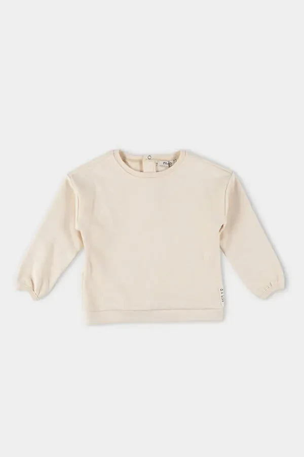 Boy's Beige Sweatshirt - 1