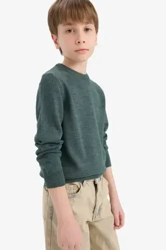 Boys Bicycle Neck Knit Sweater A4992A824WN - 4