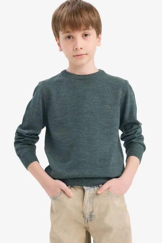 Boys Bicycle Neck Knit Sweater A4992A824WN - 3