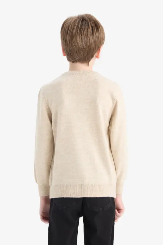 Boys' Bicycle Neck Knit Sweater A4992A824WN - 6