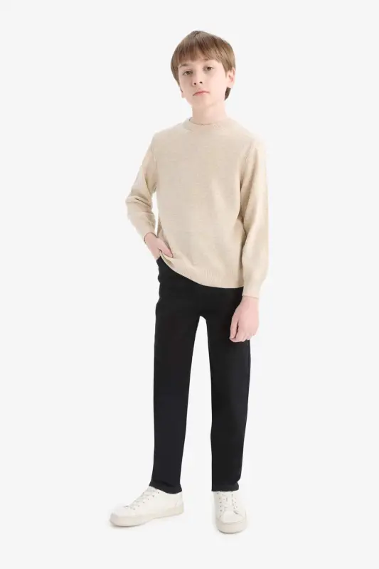 Boys' Bicycle Neck Knit Sweater A4992A824WN - 4