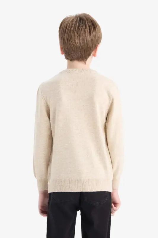 Boys' Bicycle Neck Knit Sweater A4992A824WN - 8