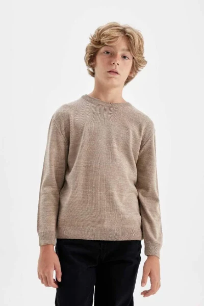 Boys' Bicycle Neck Knit Sweater A4992A824WN - 4