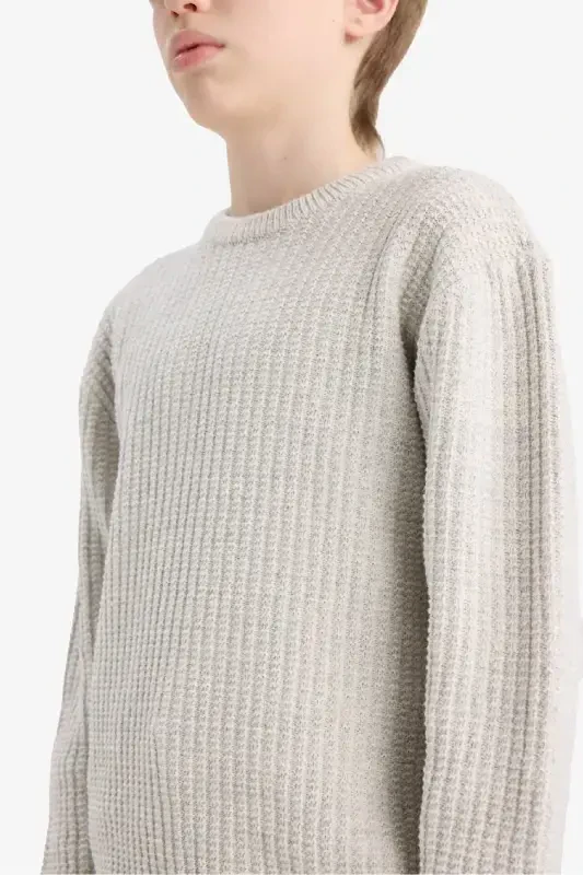 Boys' Bicycle Neck Knit Sweater C9468A824AU - 5