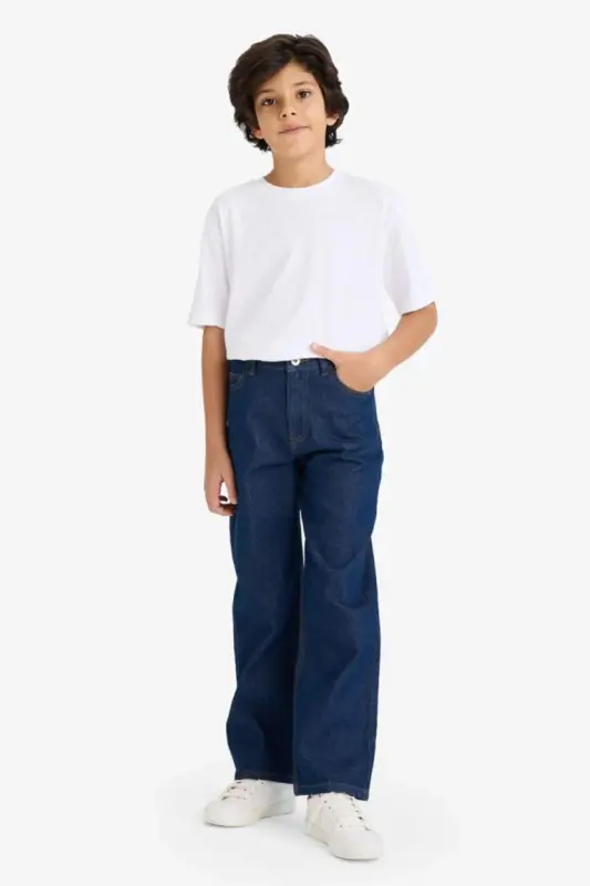 Boys' Bicycle Neck Short Sleeve T-Shirt White - 2