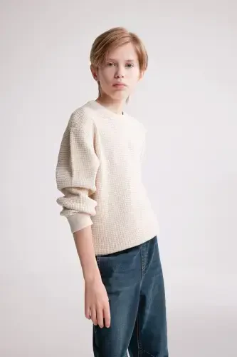 Boy's Bicycle Neck Sweater C2270A824WN - 4
