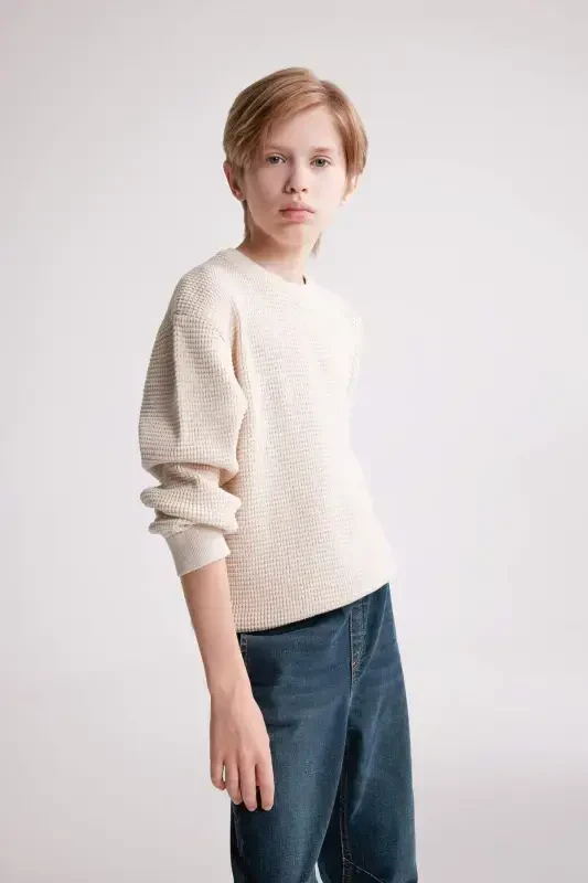 Boy's Bicycle Neck Sweater C2270A824WN - 4