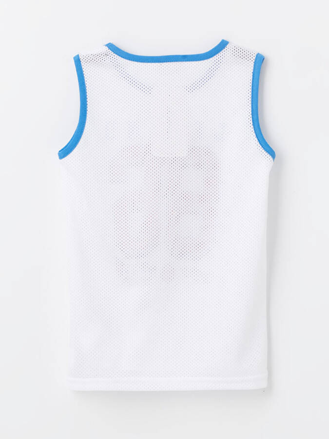 Boy's Bike Collar Printed Tank Top - 11