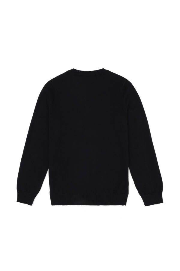 Boys Black Basic Sweater 50269415-VR046 - 5