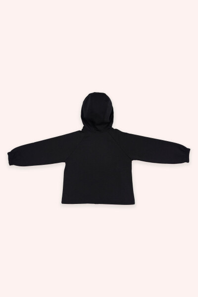 Boys' Black Hoodie Sweatshirt - PANÇO (1)