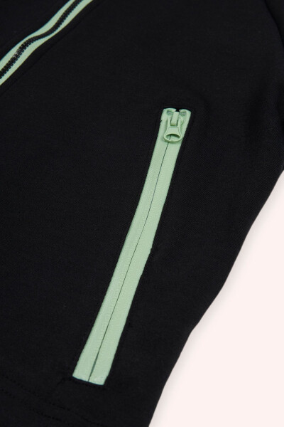 Boys' Black Hoodie Sweatshirt - 3