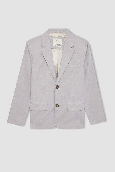 Boys' Blazer Jacket Beige - 6