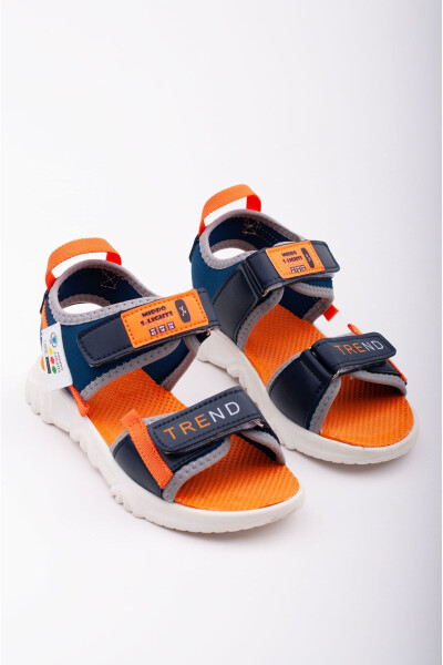 Boys' Comfortable Soft Everyday Sandals with Velcro - 10