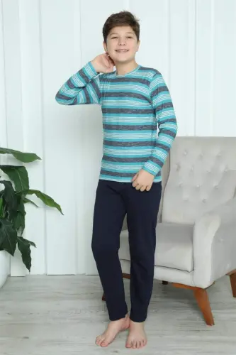 Boy's Cotton Pajama Set 20413 - 1