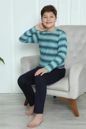 Boy's Cotton Pajama Set 20413 - 5