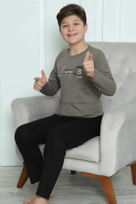 Boy's Cotton Pajama Set 20418 - 4