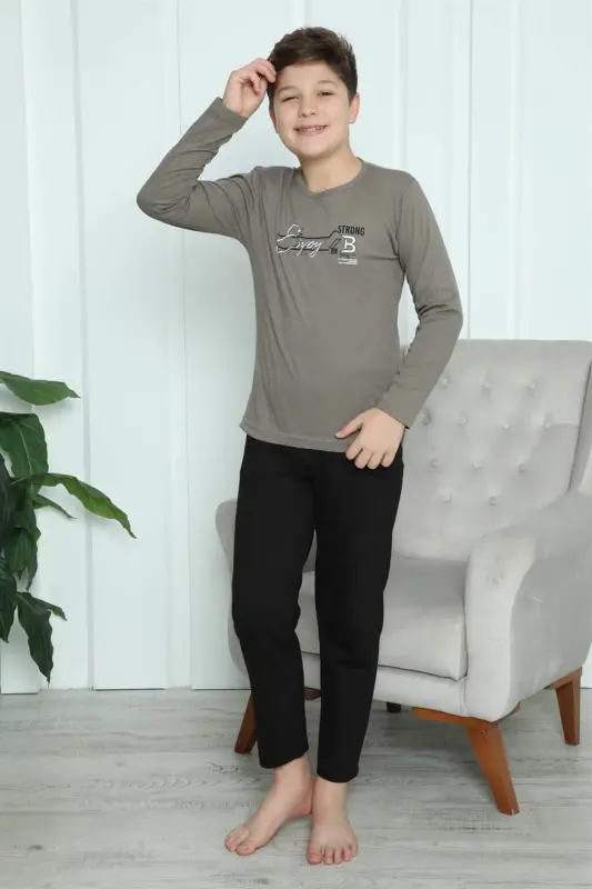 Boy's Cotton Pajama Set 20418 - 8