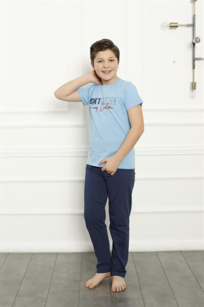 Boys Cotton Short Sleeve Pajamas Set 20380 - 5