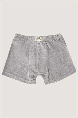Boys Cotton Soft and Flexible Lycra Boxer 3 Pack Navy Blue Gray Blue - 3