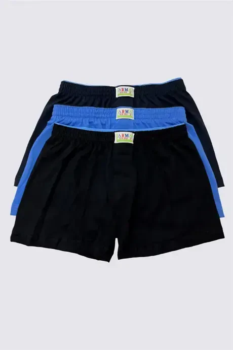 Boys' Cotton Solid Classic Relaxed Fit Boxer Briefs 3-Pack Colored - BÜYÜKBEDENIZ