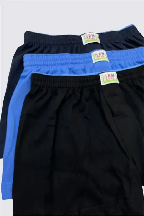 Boys' Cotton Solid Classic Relaxed Fit Boxer Briefs 3-Pack Colored - 3