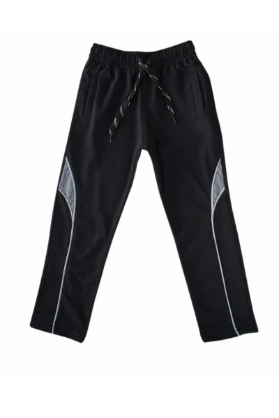Boys' Cotton Sweatpants with Adjustable Waistband - SUAW