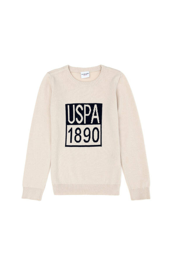 Boys Cream Bike Neck Sweater 50271343-VR071 - 2