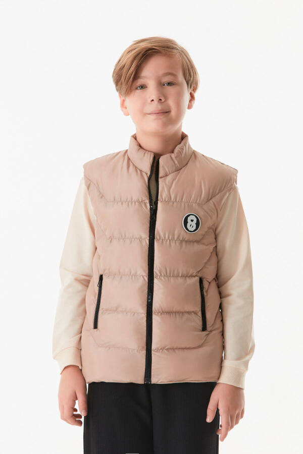 Boys' Double Pocket Puffer Vest - 6