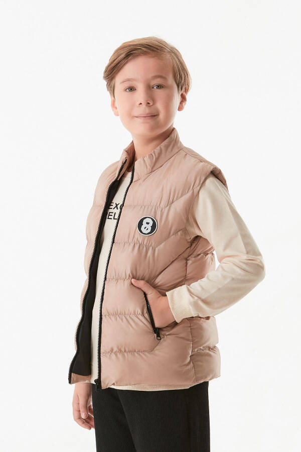 Boys' Double Pocket Puffer Vest - 7