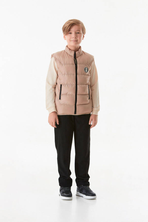 Boys' Double Pocket Puffer Vest - 9