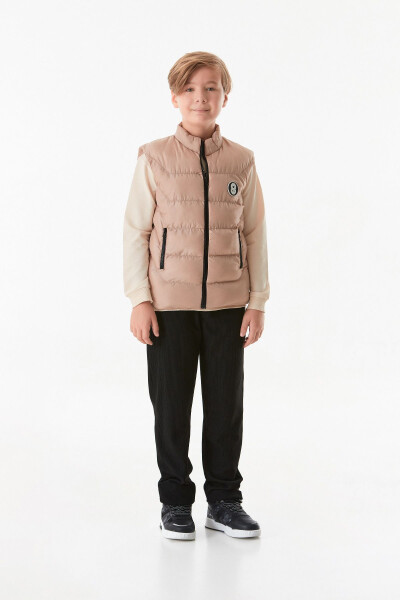 Boys' Double Pocket Puffer Vest - 4