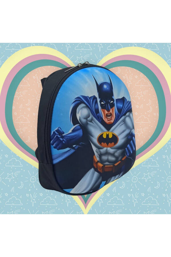 Boys' Eva Fabric Batman Character 3-6 Years Old Kindergarten And Daily Backpack - 6