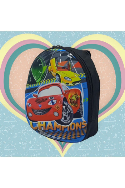 Boys Eva Fabric Lightning McQueen Character 3-6 Years Kindergarten And Daily Backpack - 2