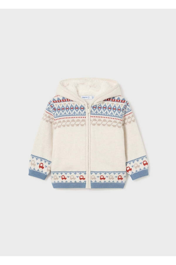 Boys Fur Lined Knit Cardigan - 18