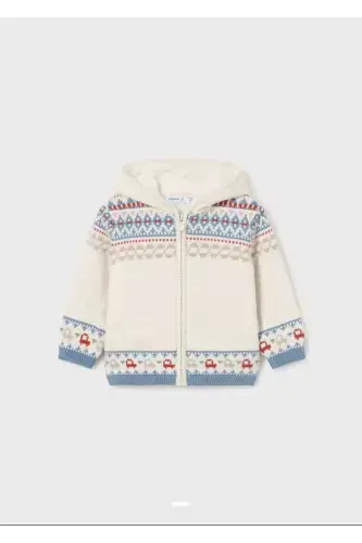 Boys Fur Lined Knit Cardigan - 4