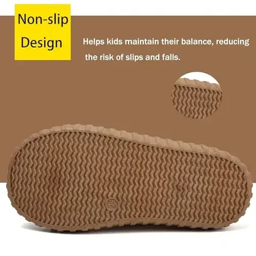 Boy's Girl's Toddlers Canvas Shoes Slip-On Lightweight Kids Sneakers Hook and Loops Casual Skin-Friendly Walking Running Shoes with Multicolor Sole (Toddler/Little Kids) - MODAZONE