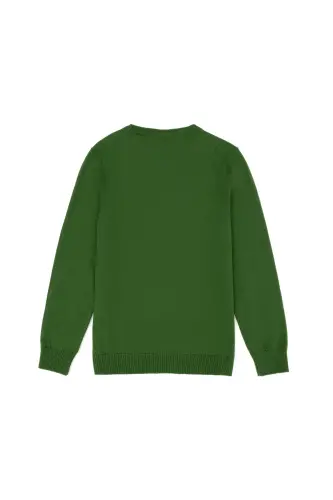 Boy's Green Basic Sweater 50269409-VR054 - 992433 - U.S. POLO ASSN. (1)