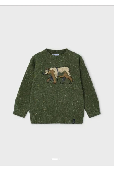 Boys' Green Sweater 4343 - MAYORAL (1)