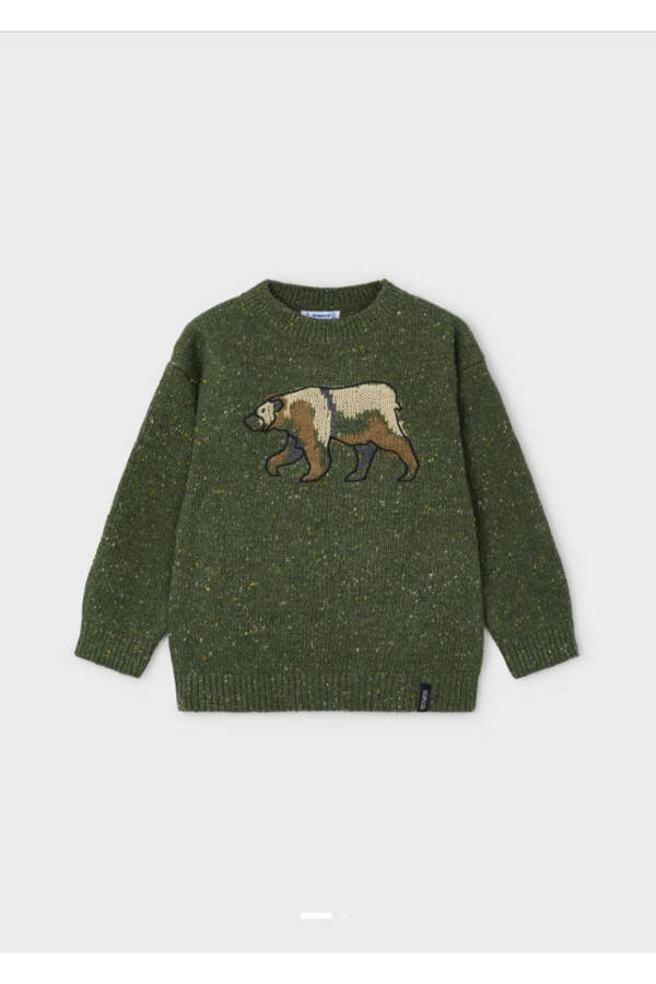Boys' Green Sweater 4343 - 2
