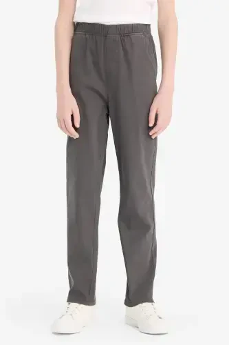 Boy's Grey Gabardine School Trousers T8850A623AU-Anthracite - 3