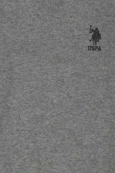 Boys' Grey Melange Basic Sweater 50269409-VR086 - 9