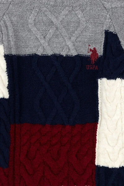 Boys' Grey Melange Sweater 50271370-VR086 - 3