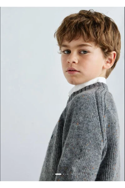 Boys' Grey Sweater 7390 - 3