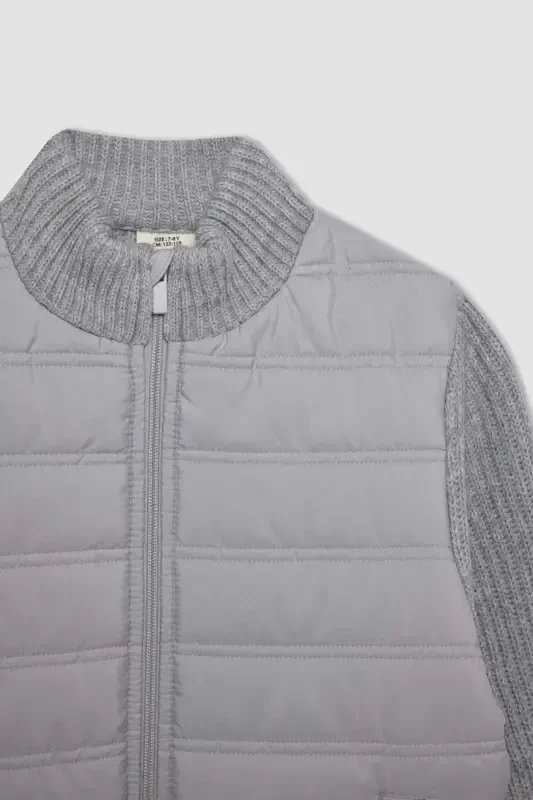 Boy's Half Fisherman Collar Knit Cardigan C1765A824AU - 2