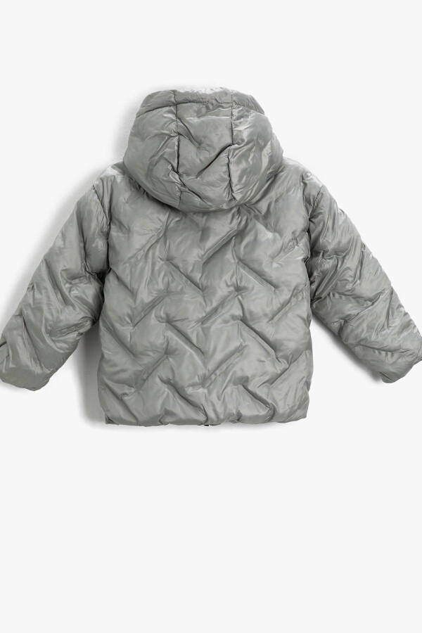 Boys' Hooded Quilted Puffer Jacket - 3