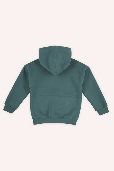 Boys Hoodie Green Sweatshirt - PANÇO (1)