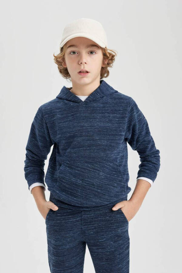 Boys Hoodie Indigo - 1