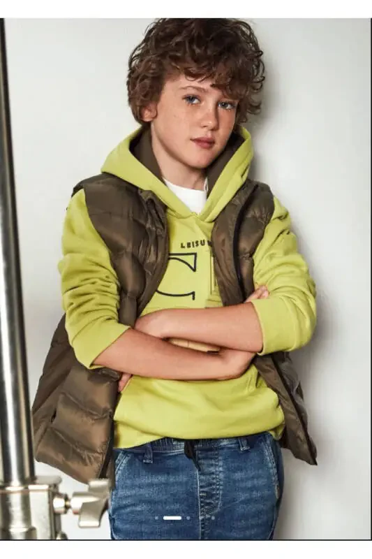 Boys Inflatable Vest Brown - 3